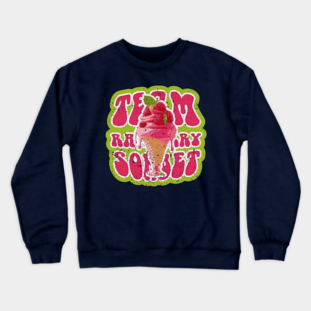 Team Raspberry Sorbet Crewneck Sweatshirt by Worldengine